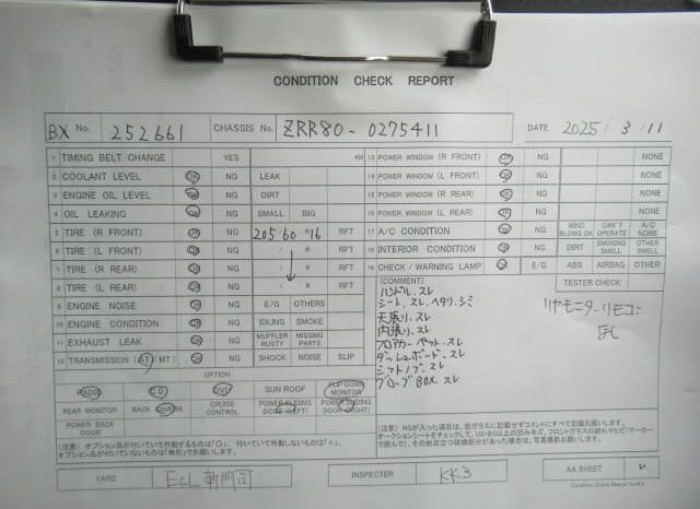 
								2017 Toyota Voxy ZS Kirameki 2.0L full									