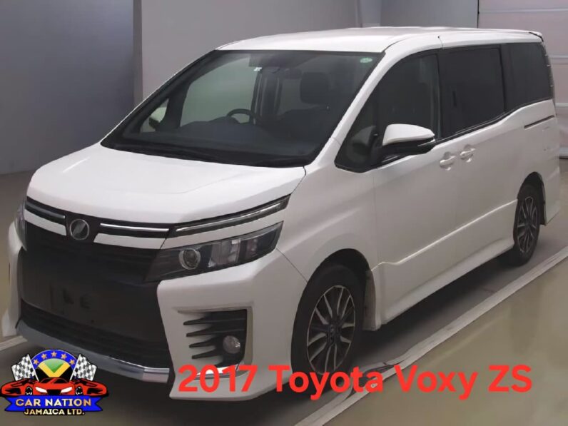 Toyota Voxy ZS front view - Carnation Jamaica