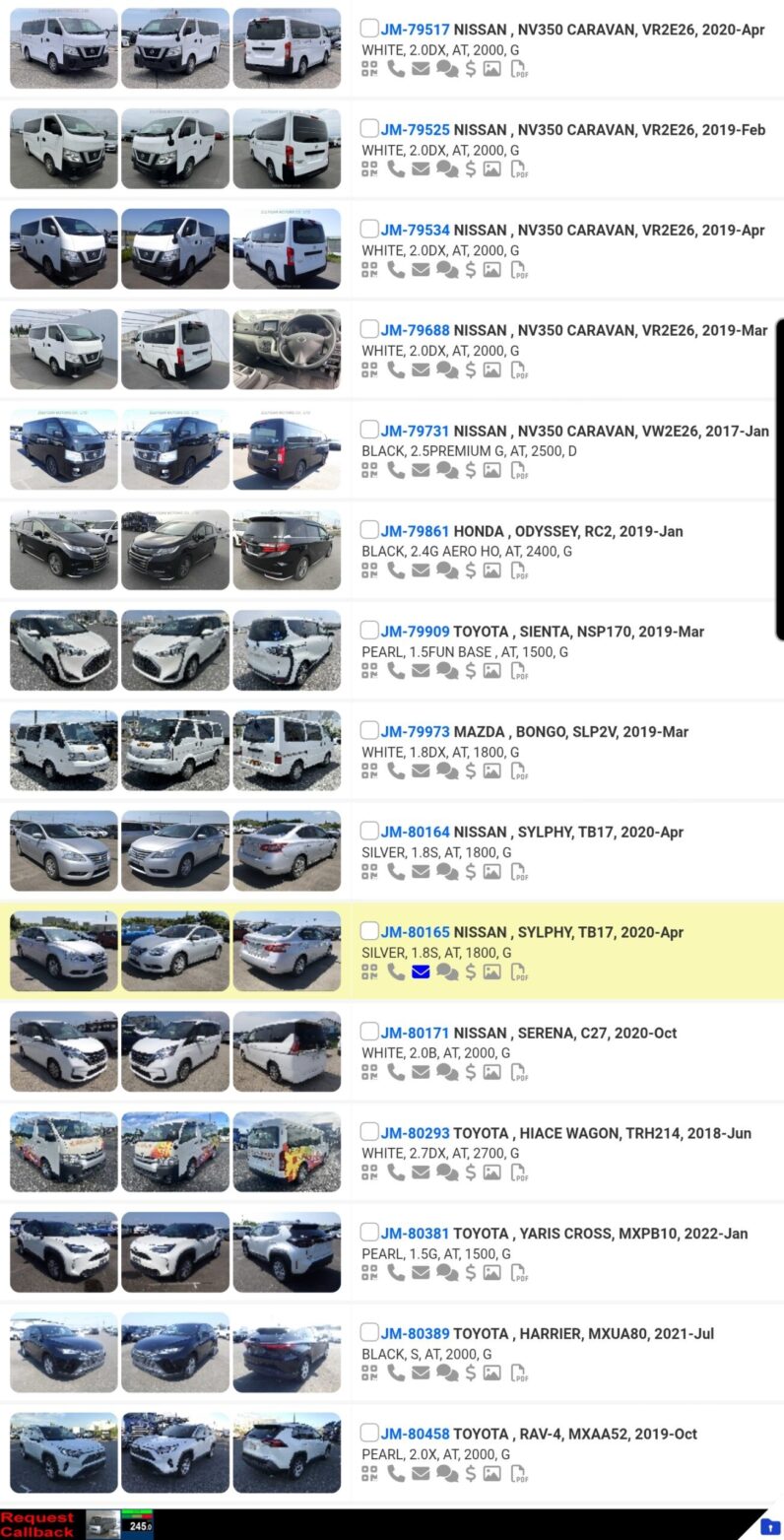 
								LIST OF OVER 500 VEHICLES FOR SALE ON THE WHARF full									