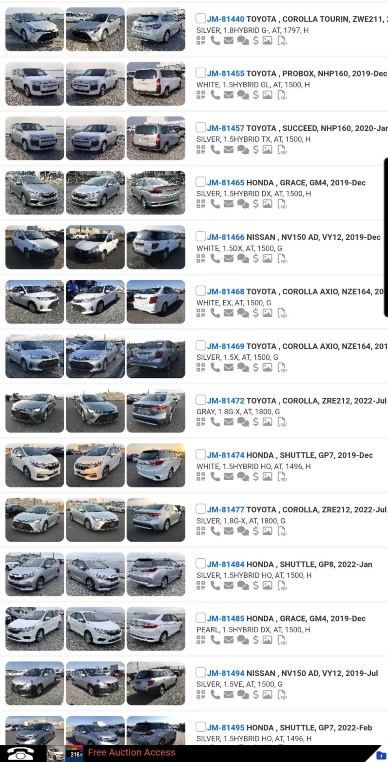 
								LIST OF OVER 500 VEHICLES FOR SALE ON THE WHARF full									