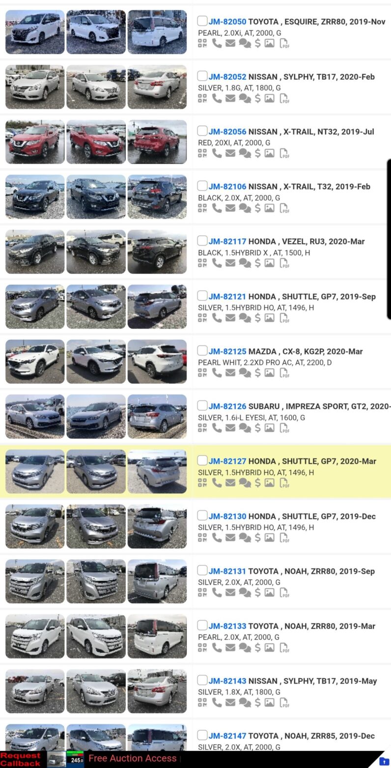 
								LIST OF OVER 500 VEHICLES FOR SALE ON THE WHARF full									