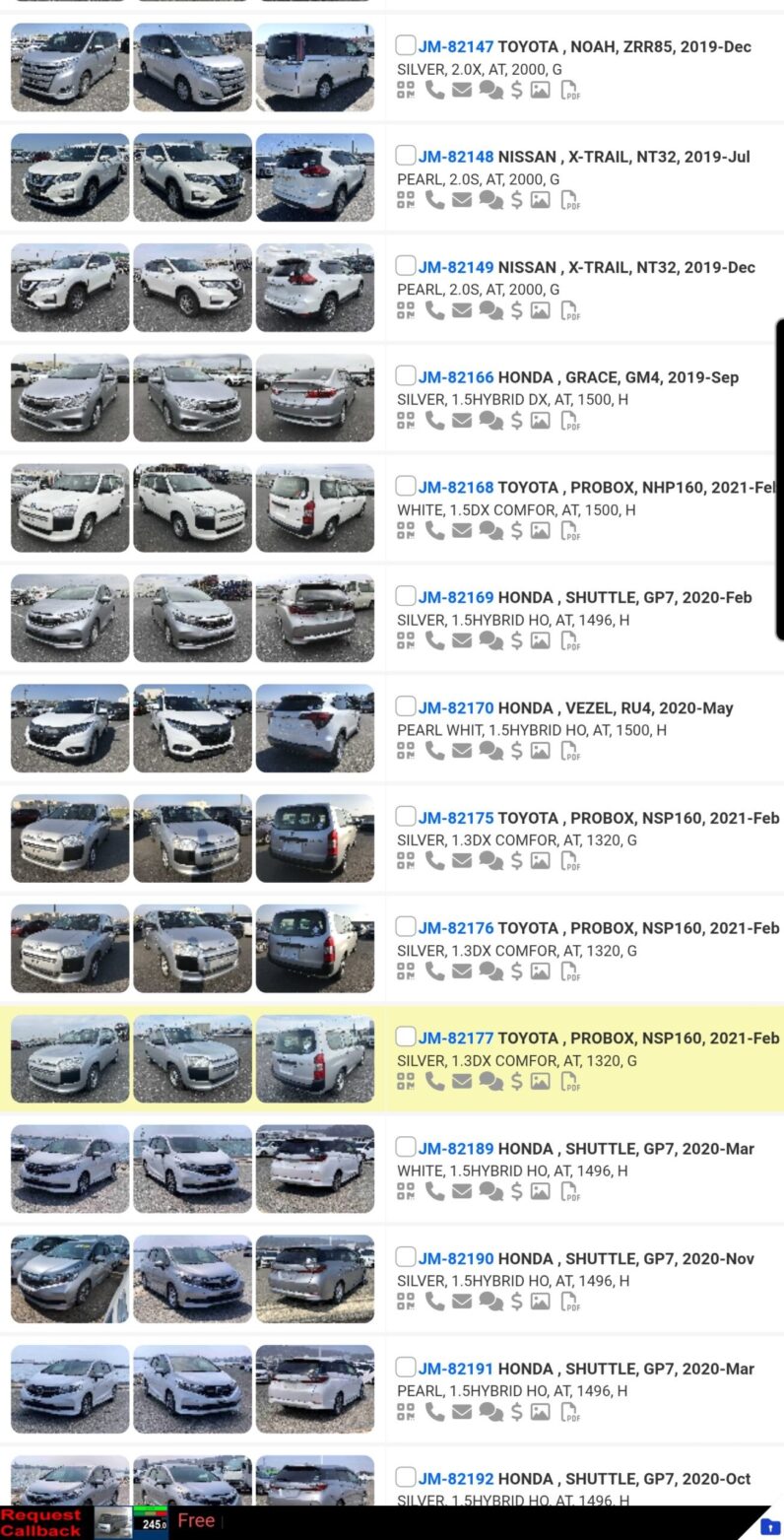 
								LIST OF OVER 500 VEHICLES FOR SALE ON THE WHARF full									